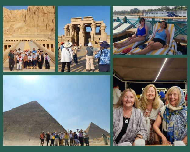 Womens Travel Network Photo Collage from The Women's Only Tour In Egypt 2023