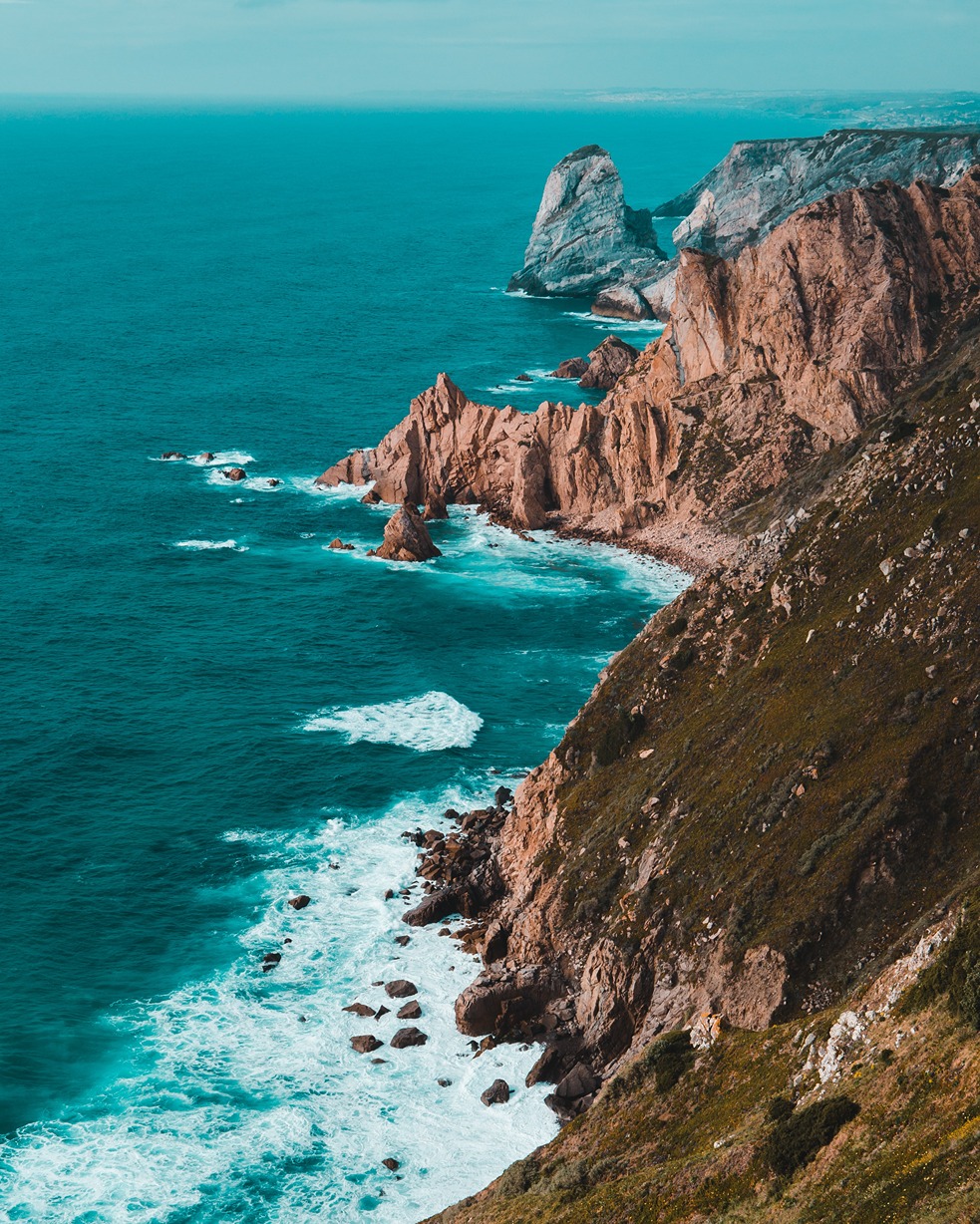A coastal photo of Portugal