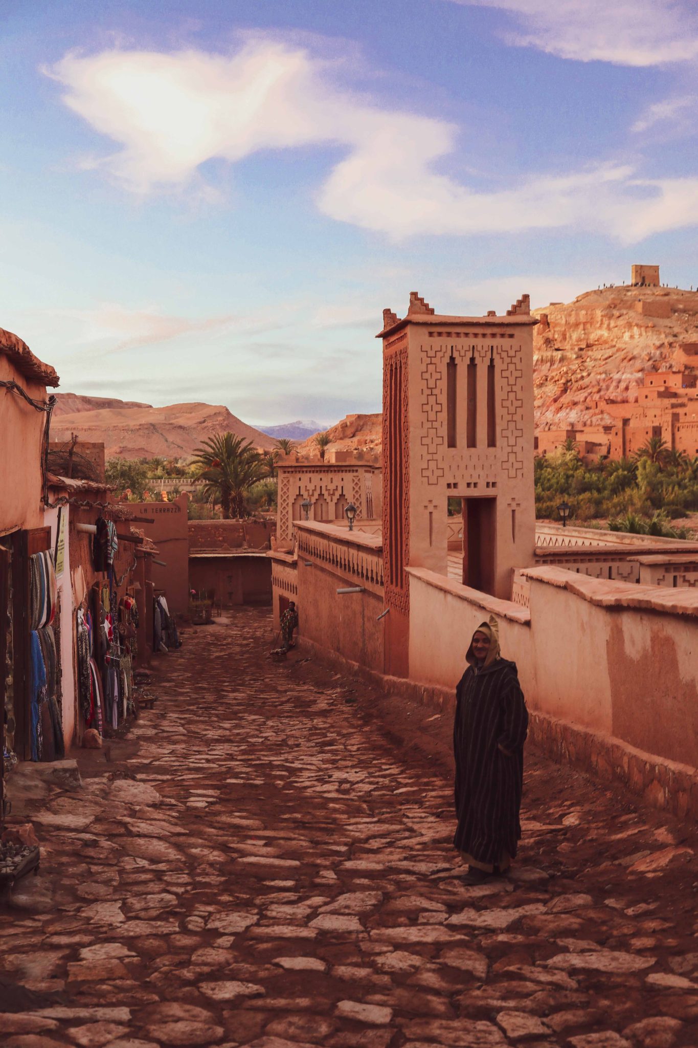 Our women discover a red colour village in Morocco while on tour