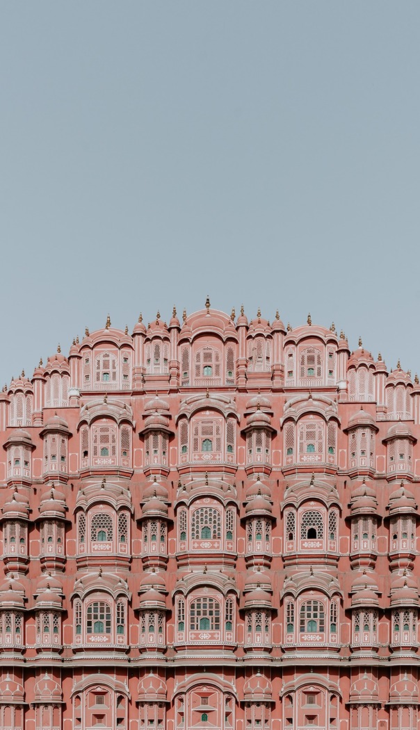 A stunning pink palace in Jaipur on a Womens Travel Network India tour for women